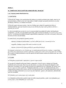 Ámbito de aplicación del Derecho Laboral