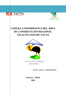 Area de conservación regional Vilacota Maure Tacna