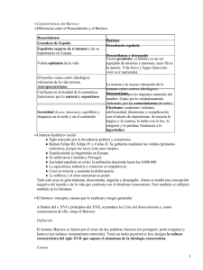 Características del Barroco • Diferencias entre el Renacimiento y el Barroco