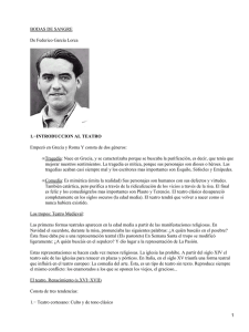 BODAS DE SANGRE De Federico García Lorca