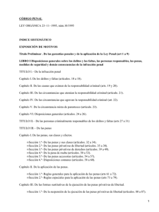 Código Penal Español de 1995