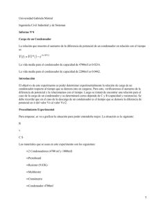 Universidad Gabriela Mistral Ingeniería Civil Industrial y de Sistemas Informe Nº4