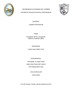 Correlación de IP y Ocupación México y América Latina