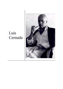 Donde havite el olvido; Luis Cernuda