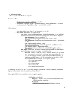 L'ordenament jurídic El concepte de dret i d'ordenament jurídic • ♦