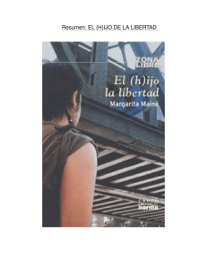 El hijo libertad; Margarita Mainé