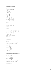 Fórmulas de Física