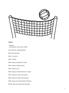 Fundamentos tácticos y técnicos de voleibol