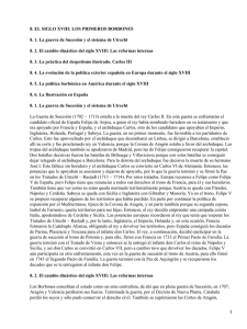 8. EL SIGLO XVIII: LOS PRIMEROS BORBONES