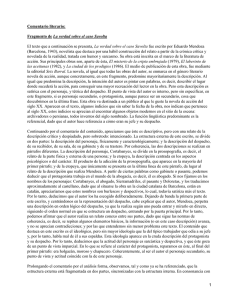 Comentario literario: La verdad sobre el caso Savolta