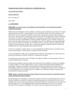 TRABAJO PARA LENGUA CASTELLANA Y LITERATURA (LCL) 1.- CUESTIONES LOS SANTOS INOCENTES