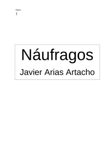 Náufragos; Javier Arias Artacho