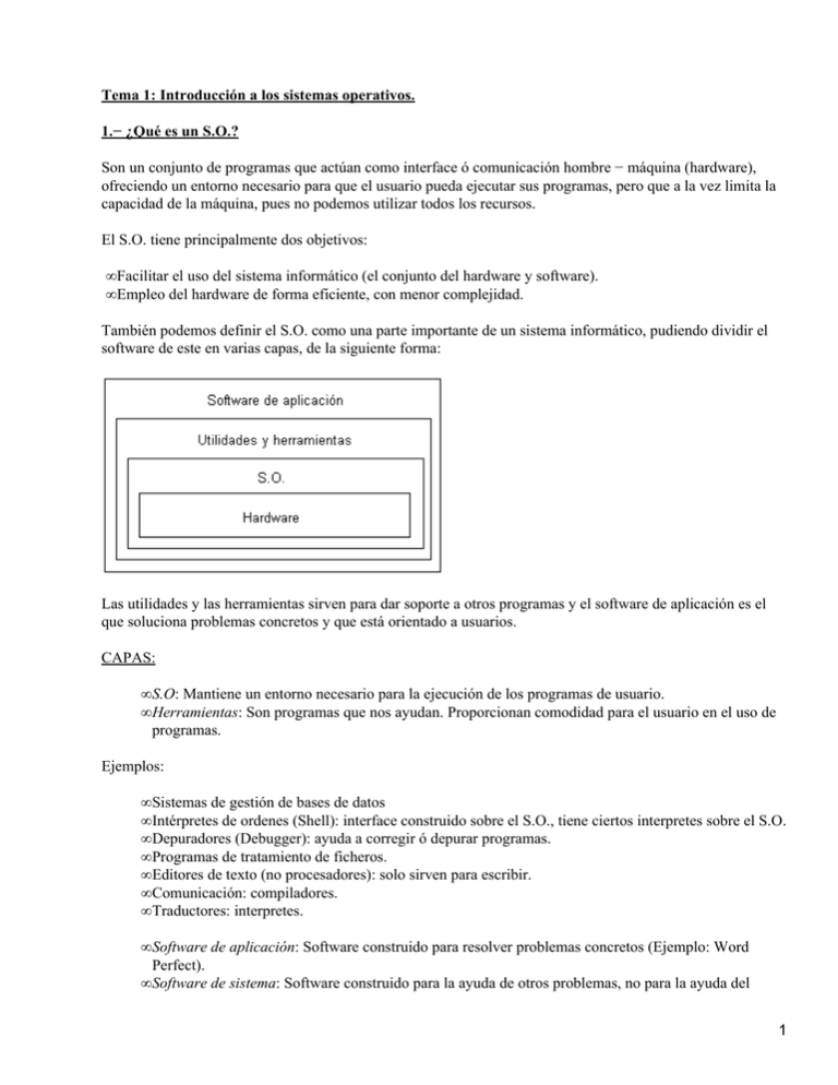 Tema 1 Introducción a los sistemas operativos