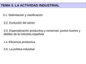 Actividad industrial