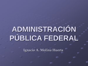 Administración Pública federal centralizada