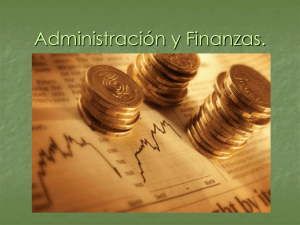 Administración y Finanzas.
