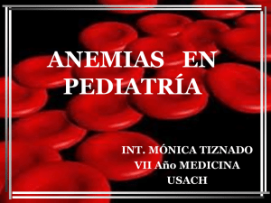 Anemias en pediatría