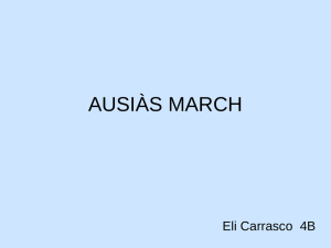 AUSIÀS MARCH Eli Carrasco  4B