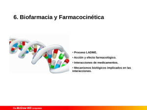 6. Biofarmacia y Farmacocinética