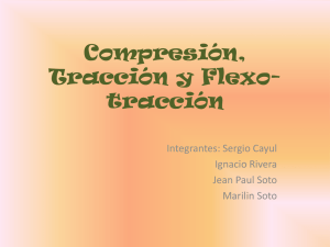 Compresión, tracción y flexo-tracción