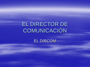 Director de comunicación