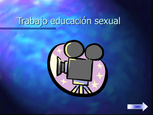 Trabajo educación sexual