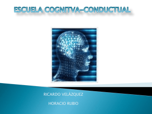 Escuela Cognitivo Conductual