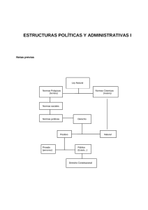 ESTRUCTURAS POLÍTICAS Y ADMINISTRATIVAS I Notas previas
