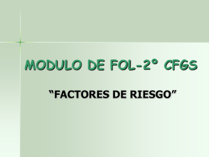 MODULO DE FOL-2º CFGS “FACTORES DE RIESGO”