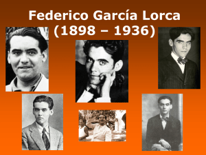 Federico García Lorca (1898 – 1936)
