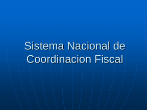 Sistema Nacional de Coordinacion Fiscal