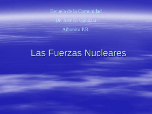 Fuerzas nucleares