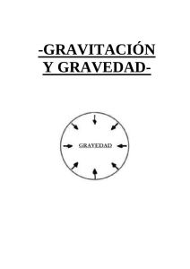 Gravitación y gravedad