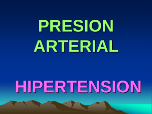 PRESION ARTERIAL HIPERTENSION