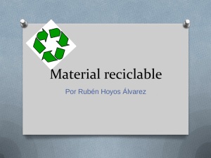 Material reciclable