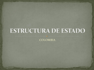Organigrama de la estructura del gobierno colombiano