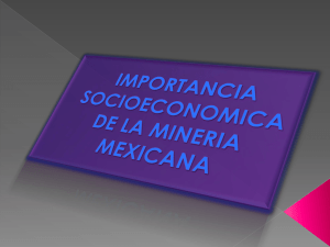 Producción mexicana de minerales