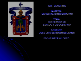 Secretarías de Estado de México