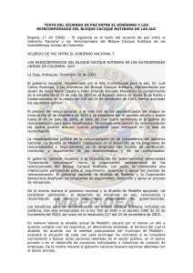 texto del acuerdo de paz entre el gobierno y los - Mapp-OEA