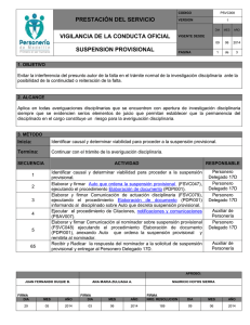 psvc008 suspension provisional