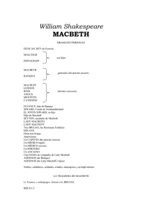 Macbeth de William Shakespeare (word español)