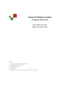 Agenda 21 de la Cultura