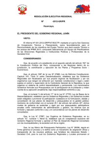 RESOLUCION EJECUTIVA REGIONAL Nº -2004-GR/PR