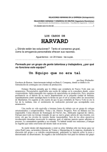 5. HARVARD, Un equipo que no era tal