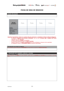 Anexo 2 - Ficha Idea de Negocio