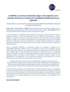 La ANMAT y las cámaras industriales eligen a GS1 Argentina como