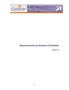 Requerimientos de Hardware y Software