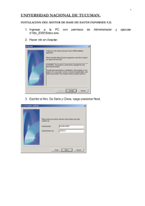 Instalacion INFORMIX 9.21 -UNT