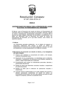 Resolución Conasev Nº 087-2006-EF/94.10
