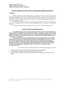 GUÍA: COLONIZACIÓN DEL NORTE Y SUR DE CHILE (GOBIERNO